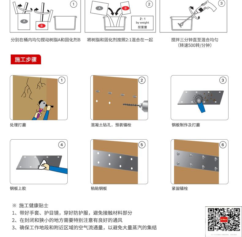 包钢扶风粘钢加固施工过程